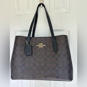 Coach Signature Avenue Carryall Shoulder Bag